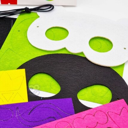 WOOPIE ART&FUN Kūrybinis rinkinys Veltinės kaukės Pasidaryk pats 4 vnt. 9 WOOPIE ART&FUN Kūrybinis rinkinys Veltinės kaukės Pasidaryk pats 4 vnt. 9