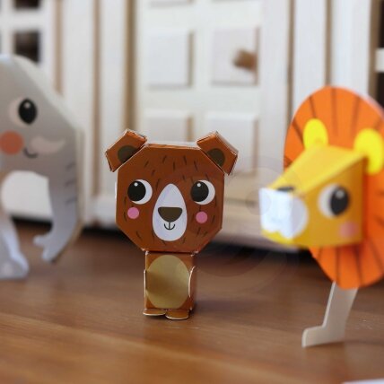 WOOPIE ART&FUN Kūrybinis rinkinys 3D origami „Pasidaryk pats“ 10 gyvūnėlių 3 WOOPIE ART&FUN Kūrybinis rinkinys 3D origami „Pasidaryk pats“ 10 gyvūnėlių 3