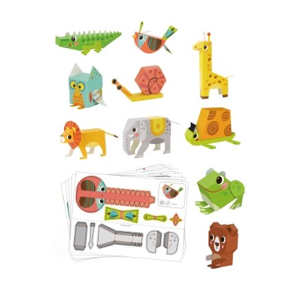 WOOPIE ART&FUN Kūrybinis rinkinys 3D origami „Pasidaryk pats“ 10 gyvūnėlių 13 WOOPIE ART&FUN Kūrybinis rinkinys 3D origami „Pasidaryk pats“ 10 gyvūnėlių 13