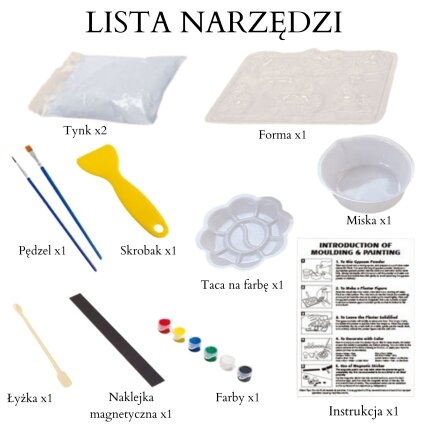 WOOPIE Kūrybinis rinkinys su dažais DIY Pasigamink gipso liejinius, figūrėles ir jas nudažyk – šventinis rinkinys 3 WOOPIE Kūrybinis rinkinys su dažais DIY Pasigamink gipso liejinius, figūrėles ir jas nudažyk – šventinis rinkinys 3