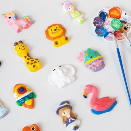 WOOPIE Kūrybinis rinkinys su dažais DIY Pagamink gipso liejinius figūrėles ir nudažyk – Gyvūnėlių rinkinys 3 WOOPIE Kūrybinis rinkinys su dažais DIY Pagamink gipso liejinius figūrėles ir nudažyk – Gyvūnėlių rinkinys 3