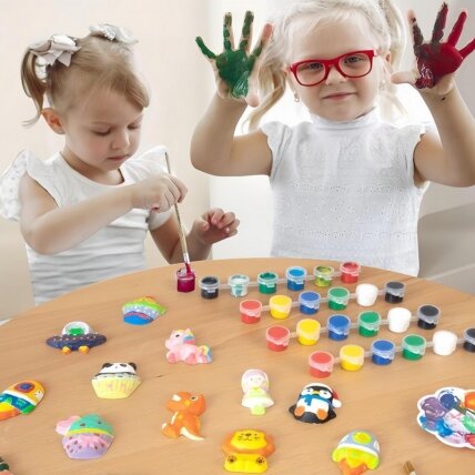 WOOPIE kūrybinis rinkinys su dažais DIY pasigamink gipso liejinius, figūrėles ir nudažyk – dinozaurų rinkinys 1 WOOPIE kūrybinis rinkinys su dažais DIY pasigamink gipso liejinius, figūrėles ir nudažyk – dinozaurų rinkinys 1