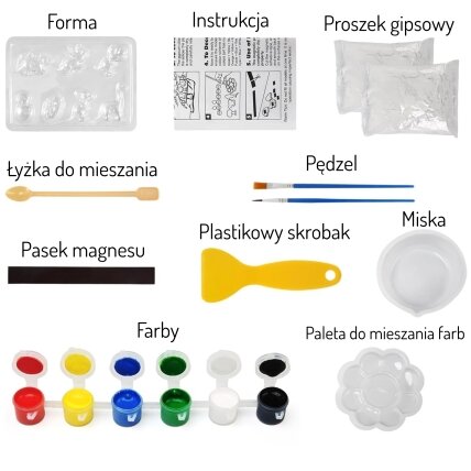 WOOPIE kūrybinis rinkinys su dažais DIY pasigamink gipso liejinius, figūrėles ir nudažyk – dinozaurų rinkinys 3 WOOPIE kūrybinis rinkinys su dažais DIY pasigamink gipso liejinius, figūrėles ir nudažyk – dinozaurų rinkinys 3