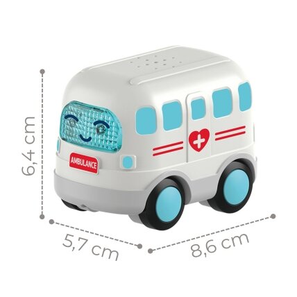 WOOPIE BABY Interaktyvus greitosios pagalbos automobilis Ambulansas Garso efektai Šviesos 5
