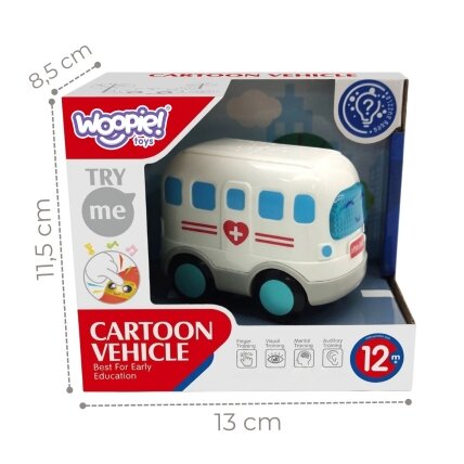 WOOPIE BABY Interaktyvus greitosios pagalbos automobilis Ambulansas Garso efektai Šviesos 6 WOOPIE BABY Interaktyvus greitosios pagalbos automobilis Ambulansas Garso efektai Šviesos 6