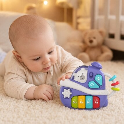 WOOPIE BABY Interaktyvus muzikinis pianinas Laivas 2 WOOPIE BABY Interaktyvus muzikinis pianinas Laivas 2