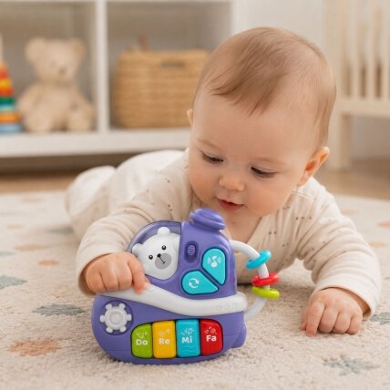 WOOPIE BABY Interaktyvus muzikinis pianinas Laivas 3