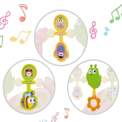 WOOPIE BABY Gultukas supynė su vibracija ir žaislų lanku rožinis 2 WOOPIE BABY Gultukas supynė su vibracija ir žaislų lanku rožinis 2