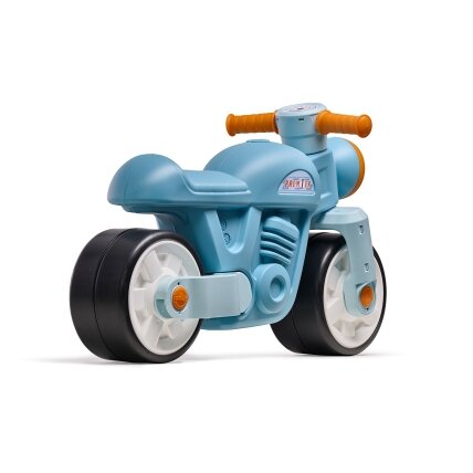 FALK balansinis motocikliukas su tyliomis ratukais Motor Prem1er Retro mėlynas 1+ 1 FALK balansinis motocikliukas su tyliomis ratukais Motor Prem1er Retro mėlynas 1+ 1