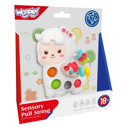 WOOPIE BABY Sensorinis manipuliacinis Montessori žaislas Lama 18m+ 3 WOOPIE BABY Sensorinis manipuliacinis Montessori žaislas Lama 18m+ 3