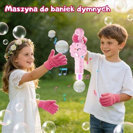 WOOPIE Stebuklingas burbulų pistoletas su dūmais Burbulų pūtimo aparatas Vienaragis 2 WOOPIE Stebuklingas burbulų pistoletas su dūmais Burbulų pūtimo aparatas Vienaragis 2