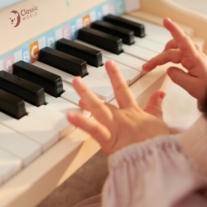 CLASSIC WORLD Muzikinis pianinas vaikams Mokymasis groti + knygelė 3