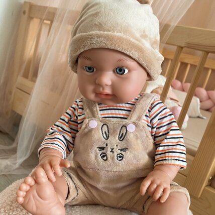 WOOPIE ROYAL lėlė kūdikis su drabužėliais Kiškutis 46 cm 1