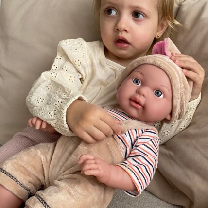 WOOPIE ROYAL lėlė kūdikis su drabužėliais Kiškutis 46 cm 2