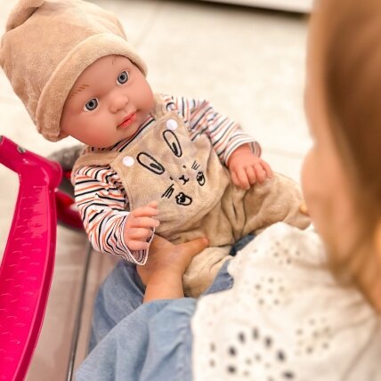 WOOPIE ROYAL lėlė kūdikis su drabužėliais Kiškutis 46 cm 4