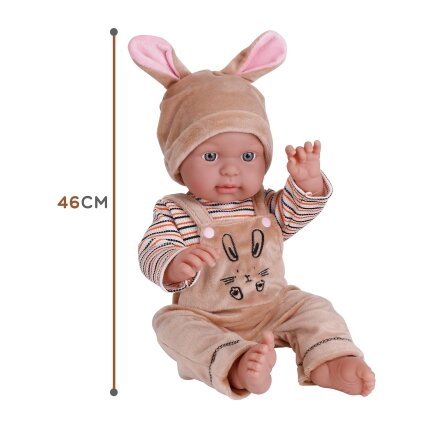 WOOPIE ROYAL lėlė kūdikis su drabužėliais Kiškutis 46 cm 7 WOOPIE ROYAL lėlė kūdikis su drabužėliais Kiškutis 46 cm 7