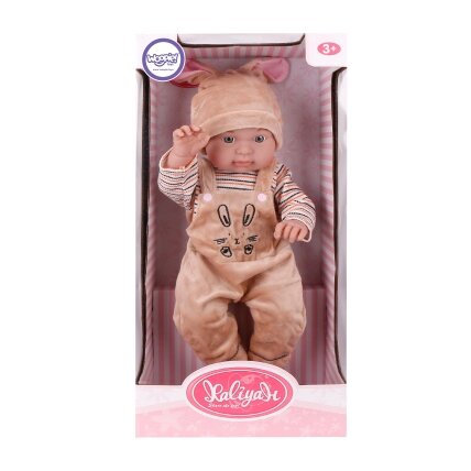WOOPIE ROYAL lėlė kūdikis su drabužėliais Kiškutis 46 cm 8