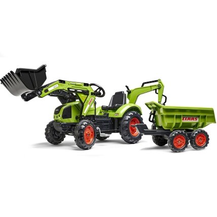 FALK pedalinis traktorius Claas Axos 330 su ekskavatorium ir priekaba 3–7 m. 13 FALK pedalinis traktorius Claas Axos 330 su ekskavatorium ir priekaba 3–7 m. 13