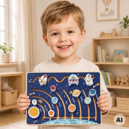 TOOKY TOY Edukacinė lenta Saulės sistema 1 TOOKY TOY Edukacinė lenta Saulės sistema 1