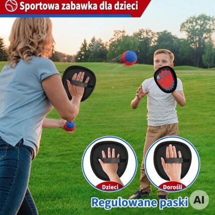 WOOPIE Vikrumo žaidimas Gaudyk kamuoliuką su mentelėmis vaikams Kamuoliuko gaudyklė 5 vnt. 3 WOOPIE Vikrumo žaidimas Gaudyk kamuoliuką su mentelėmis vaikams Kamuoliuko gaudyklė 5 vnt. 3
