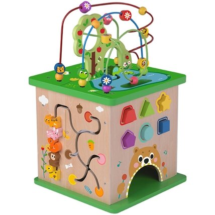 TOOKY TOY Edukacinė kaladė-rūšiuoklis Labirintas Veriama dėlionė Gyvūnėliai 5 TOOKY TOY Edukacinė kaladė-rūšiuoklis Labirintas Veriama dėlionė Gyvūnėliai 5