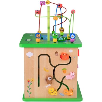 TOOKY TOY Edukacinė kaladė-rūšiuoklis Labirintas Veriama dėlionė Gyvūnėliai 6 TOOKY TOY Edukacinė kaladė-rūšiuoklis Labirintas Veriama dėlionė Gyvūnėliai 6