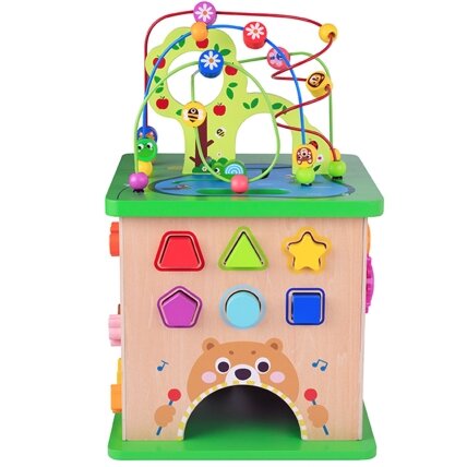 TOOKY TOY Edukacinė kaladė-rūšiuoklis Labirintas Veriama dėlionė Gyvūnėliai 9 TOOKY TOY Edukacinė kaladė-rūšiuoklis Labirintas Veriama dėlionė Gyvūnėliai 9