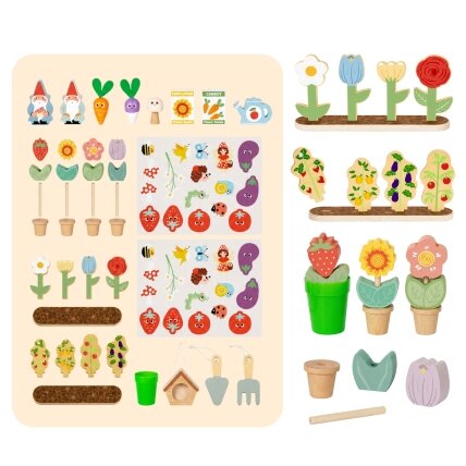 TOOKY TOY Sodo vežimėlis Parduotuvėlė Medinis Montessori 57 el. 2 TOOKY TOY Sodo vežimėlis Parduotuvėlė Medinis Montessori 57 el. 2