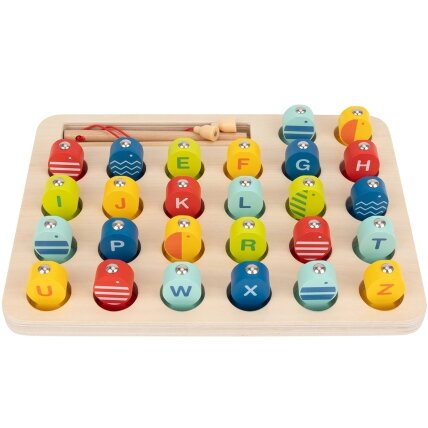 Tooky Toy Medinis žaidimas Žvejyba Raidžių mokymasis 29 el. 6 Tooky Toy Medinis žaidimas Žvejyba Raidžių mokymasis 29 el. 6