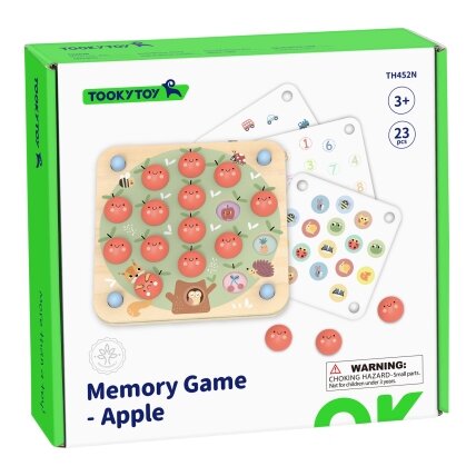 TOOKY TOY Atminties žaidimas Obuoliukai 9 TOOKY TOY Atminties žaidimas Obuoliukai 9