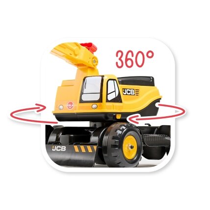 FALK ekskavatorius JCB DIGGER, besisukantis, geltonas, judantis kaušas, nuo 3 metų. 3