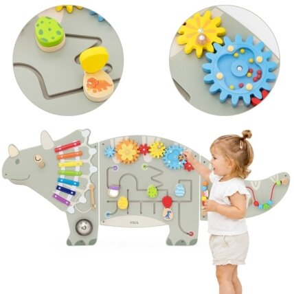 VIGA Sieninis veiklos skydelis dinozauras Triceratops lenta 18m+