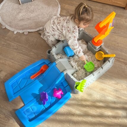WOOPIE Nešiojama uždaroma smėlio dėžė Pilis + 9 pried. 2 WOOPIE Nešiojama uždaroma smėlio dėžė Pilis + 9 pried. 2