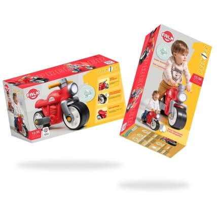 FALK Ežiukas Vintage balansinis motociklas raudonas 1–3 m. 6 FALK Ežiukas Vintage balansinis motociklas raudonas 1–3 m. 6