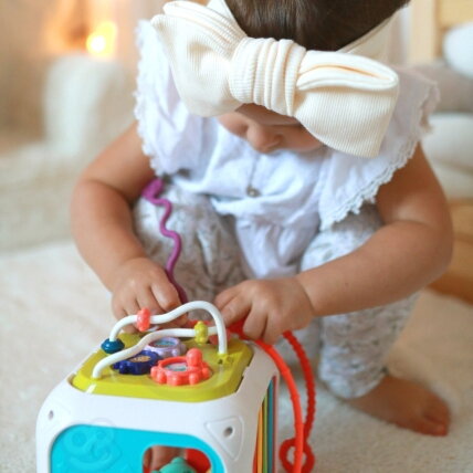 WOOPIE BABY sensorinis edukacinis veiklos kubas 6 WOOPIE BABY sensorinis edukacinis veiklos kubas 6