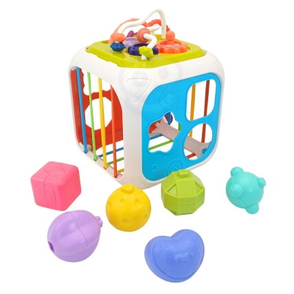 WOOPIE BABY sensorinis edukacinis veiklos kubas 12