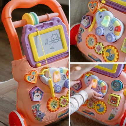 WOOPIE BABY Interaktyvi muzikinė vaikštynė-stumdukas + piešimo lentelė 4 WOOPIE BABY Interaktyvi muzikinė vaikštynė-stumdukas + piešimo lentelė 4