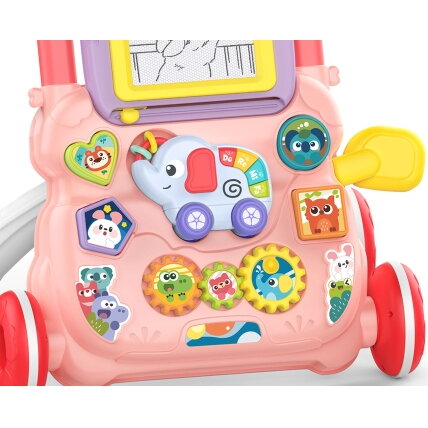 WOOPIE BABY Interaktyvi muzikinė vaikštynė-stumdukas + piešimo lentelė 10