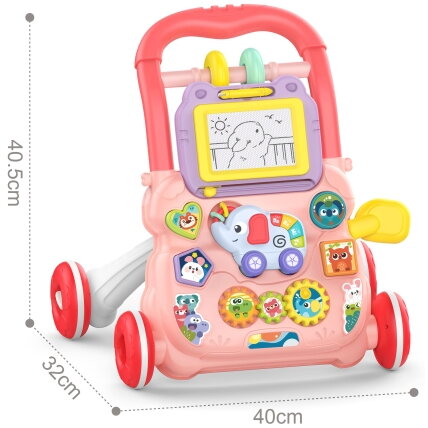 WOOPIE BABY Interaktyvi muzikinė vaikštynė-stumdukas + piešimo lentelė 11