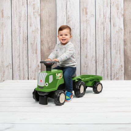 FALK Ežiukas traktorius su priekaba Birdy Farm žalias 1–3 m. 1