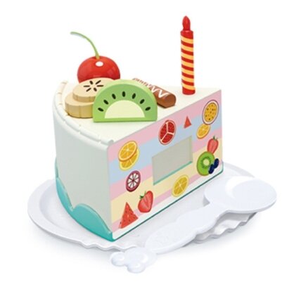 WOOPIE Konditerija Gimtadienio tortas pjaustymui + arbatos rinkinys 85 el. 2