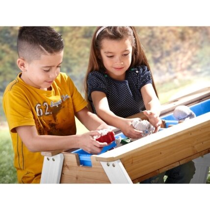 AXI pikniko stalas Nick su suoliuku ir skėčiu bei vandens/smėlio konteineriais 11