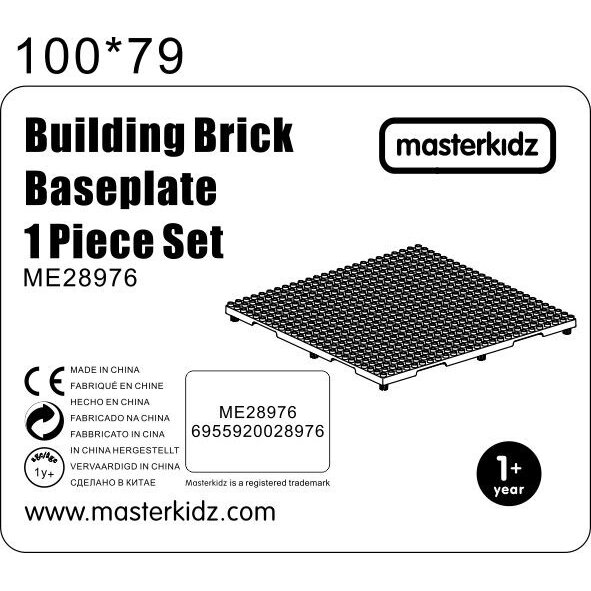 MASTERKIDZ 1 skydelis statymui iš mažų kaladėlių 5 MASTERKIDZ 1 skydelis statymui iš mažų kaladėlių 5