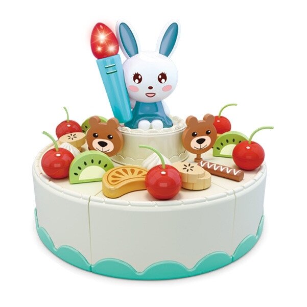 WOOPIE Konditerija Gimtadienio tortas pjaustymui + arbatos rinkinys 85 el. 1