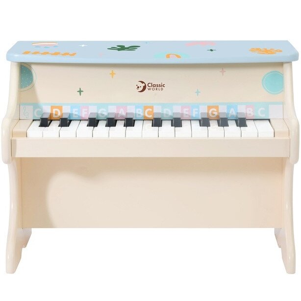 CLASSIC WORLD Muzikinis pianinas vaikams Mokymasis groti + knygelė 2 CLASSIC WORLD Muzikinis pianinas vaikams Mokymasis groti + knygelė 2