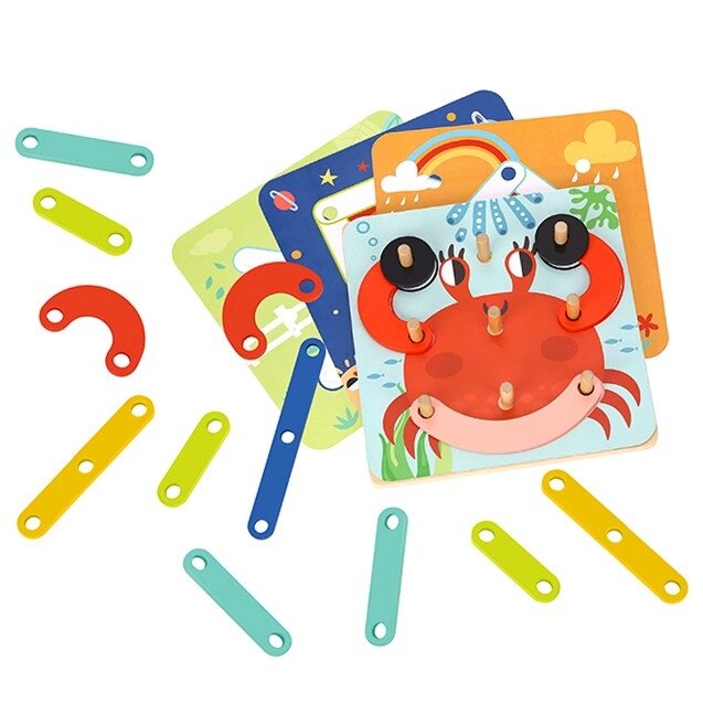 TOOKY TOY Medinė dėlionė Kaladėlės Kaišteliai Gyvūnų raštai atkurti FSC sertifikatas 8 TOOKY TOY Medinė dėlionė Kaladėlės Kaišteliai Gyvūnų raštai atkurti FSC sertifikatas 8