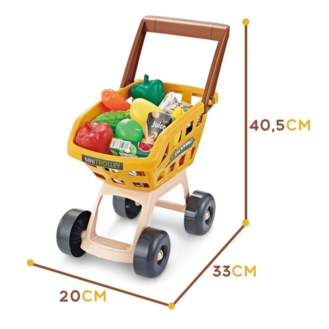 WOOPIE Parduotuvė–supermarketas su vežimėliu, svarstyklės, kasa, skeneris + 48 priedai 14 WOOPIE Parduotuvė–supermarketas su vežimėliu, svarstyklės, kasa, skeneris + 48 priedai 14