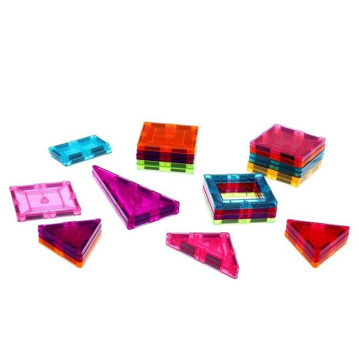 WOOPIE Montessori magnetinės konstrukcinės kaladėlės 3D 10