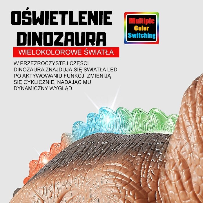 WOOPIE Nuotoliniu būdu valdomas RC robotas dinozauras T-Rex 5