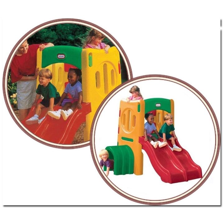 Beždžionių giraitė su dviguba čiuožykla Little Tikes 2 Beždžionių giraitė su dviguba čiuožykla Little Tikes 2